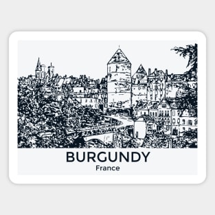 Burgundy - France Magnet
